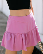 Pink % Harper Ruffle Skort-2