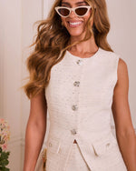 Femme Form Tweed Vest Top