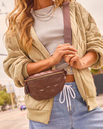 Jenny Faux Leather Belt Bag