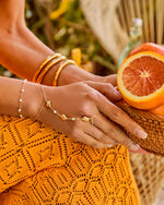 Golden Ease Seashell Charm Hand Chain