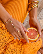 Golden Ease Seashell Charm Hand Chain