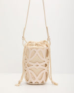 Menah Laser Cutout Pouch Shoulder Bag