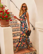 Jiya Bust Tie Maxi Dress