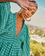 Alyasia Gingham Print Mini Dress