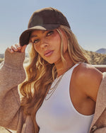 Daylight Reverie Faux Suede Baseball Cap