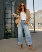 Janey Super Stretch Cuffed Hem Jeans