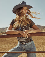 Admiral Blue % Canyon Sunset Structured Cowboy Hat-4