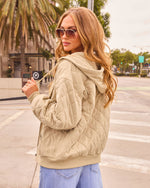 Afterglow Energy Quilted Hooded Jacket