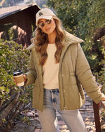 Olive % Averia Street Puffer Jacket-1