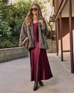 Fuzzy Feeling Faux Fur Coat