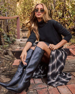 Woodland Plaid Midi Skirt