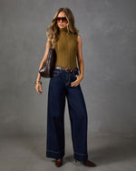 Cinnamon Swirl Turtleneck Cable Knit Sweater
