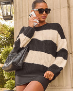 Tawnera Striped Color Block Sweater