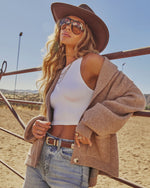 Heritage Ride Horse Motif Cardigan
