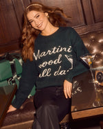 Martini Mood All Day Graphic Sweater