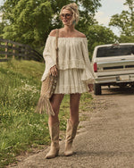 Summer Rodeo Cotton Off The Shoulder Cotton Top
