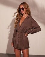Maureen Tie Waist Romper