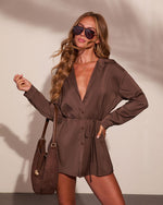 Maureen Tie Waist Romper