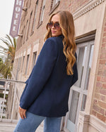 Twilight Leaves Double Breasted Blazer