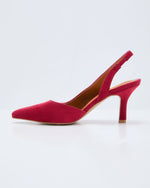 Kessie Suede Slingback Heels