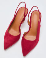 Kessie Suede Slingback Heels