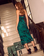 Emerald % Ellie Floral Midi Dress-4