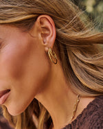 Honeyed Parlor Tiered Hoop Earrings