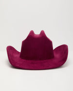 Wine % Canyon Sunset Structured Cowboy Hat-14