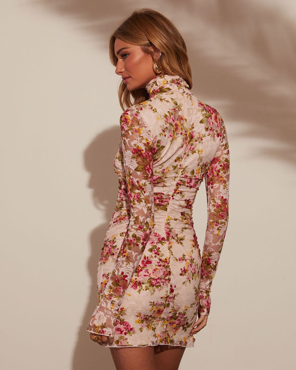 Capture The Moment Lace Floral Mini Dress – VICI