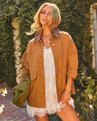 Stolen Moments Color Block Jacket