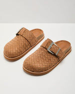Jarel Woven Faux Suede Clog Mules