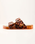 Julio Tortoise Shell Buckle Sandals