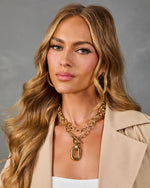 Properly Yours Layered Chain Link Necklace Set