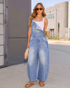 Sophia Barrel Denim Overalls