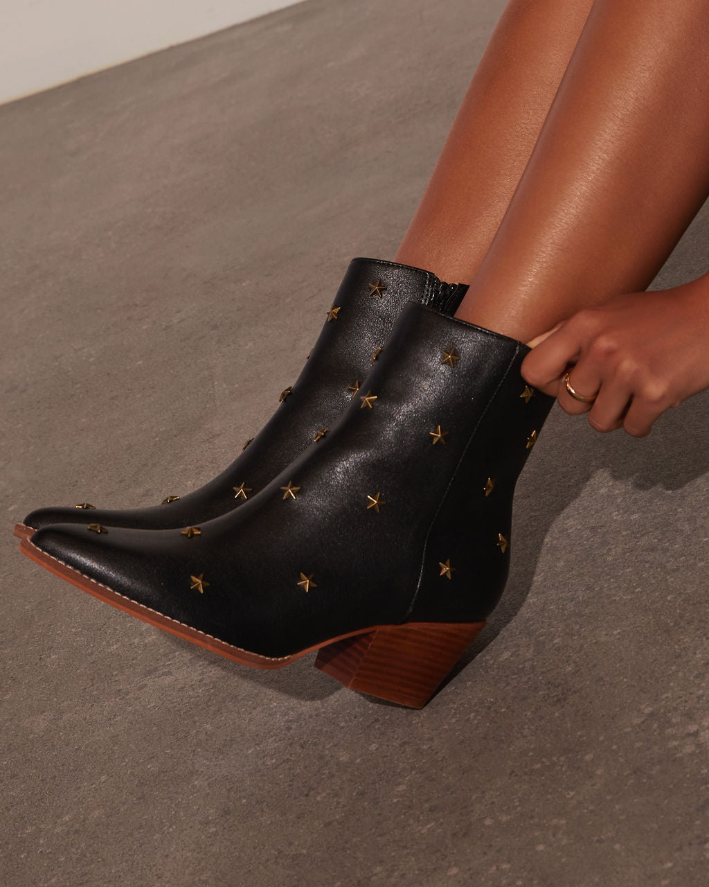 Star studded boots outlet