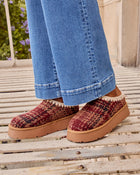 Emberlane Embroidered Design Platform Mules