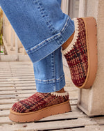 Emberlane Embroidered Design Platform Mules