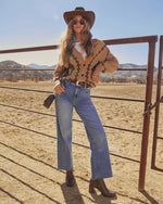 Mane Layer Horse Motif Cardigan