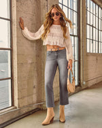 Nabil Super Stretch Straight Leg Jeans