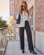 Brassroot Plaid Button Down Top