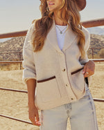 Heritage Ride Horse Motif Cardigan