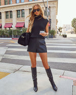 Ayla Knit Turtle Neck Sleeveless Sweater