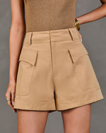 Zola Cotton Cargo High Rise Shorts