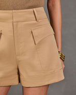 Zola Cotton Cargo High Rise Shorts