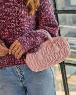 Maraise Quilted Vegan Leather Top Handle Bag