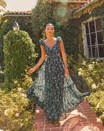 Meadow Ritual Floral Cut Out Maxi Dress
