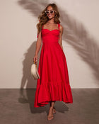 Rosmie Corset Maxi Dress