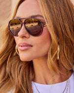 Irma Aviator Frame Sunglasses