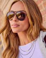 Irma Aviator Frame Sunglasses
