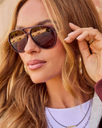 Irma Aviator Frame Sunglasses